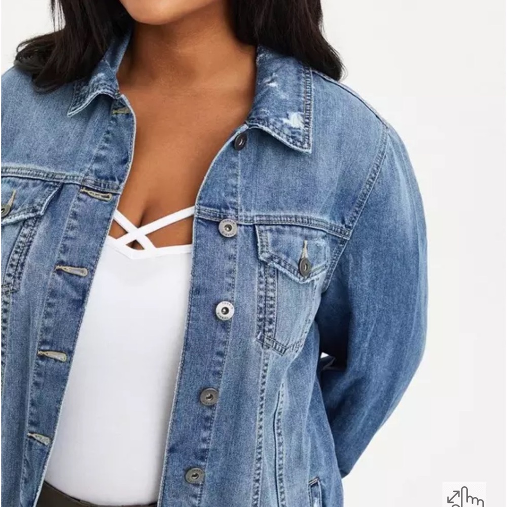 Torrid Blue Denim Jacket - Picture 9 of 9